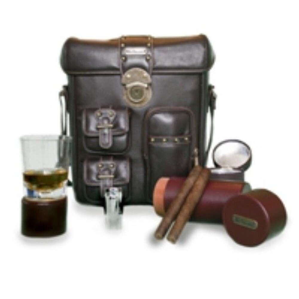 Very Rare & Htf!!  MAX BENJAMIN Mini Cigar Bar Travel Bag AWESOME EuC